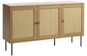 Komoda Unique Furniture Pensacola 140 x 40 cm s dubovým dekorem