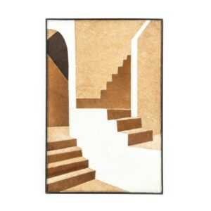 By-Boo Hnědý obraz Stairs 77 x 52 cm